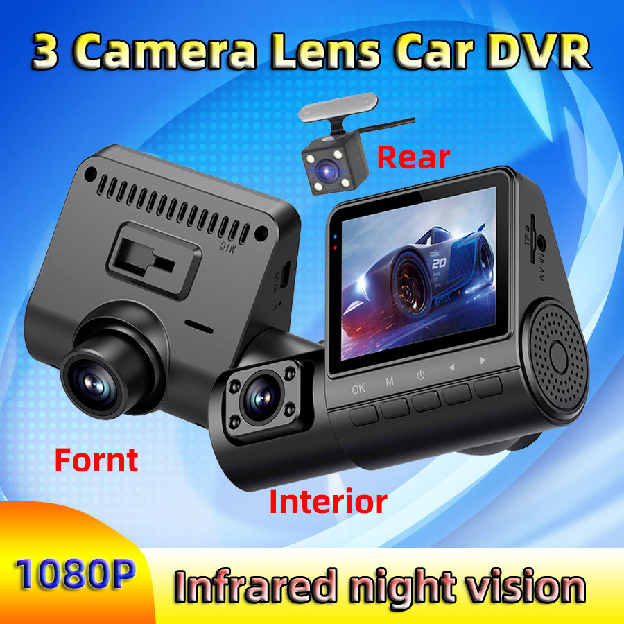 3 Recorder de voiture haute définition record 1080P