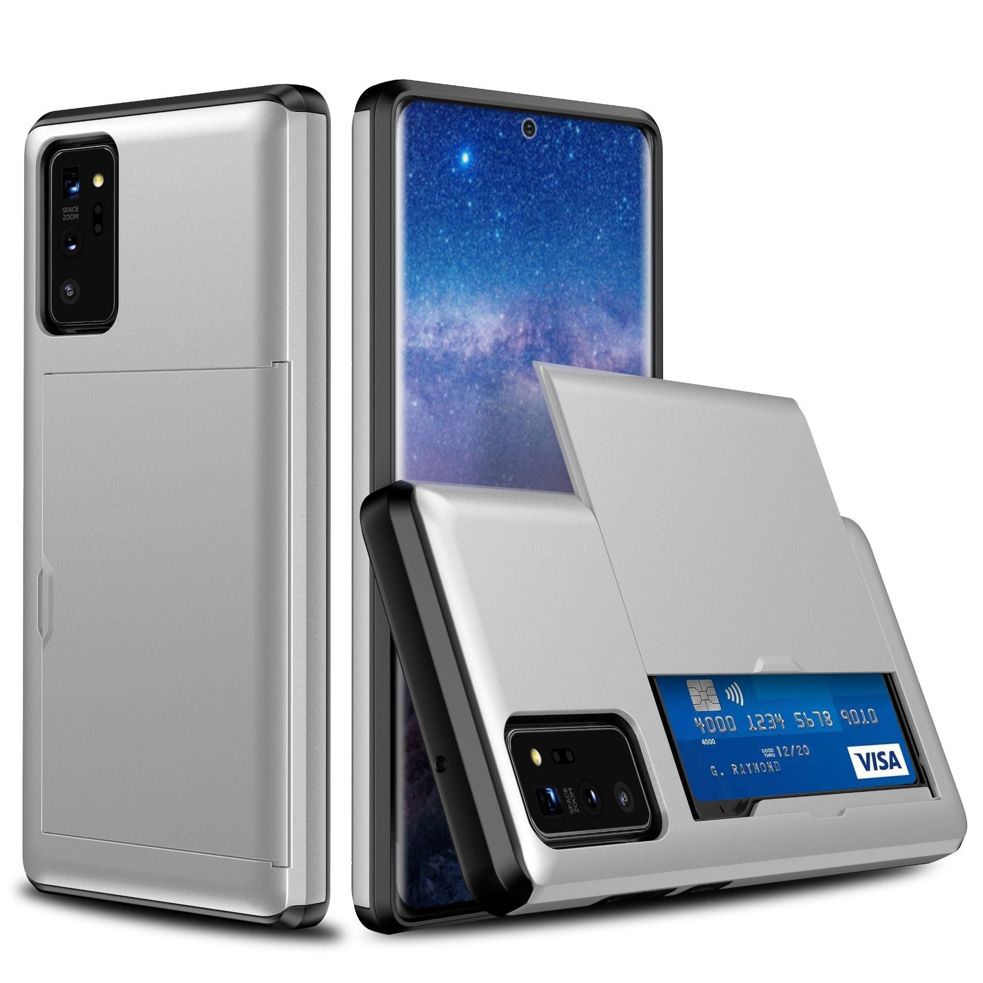 Boîte de téléphone à carte coulissante