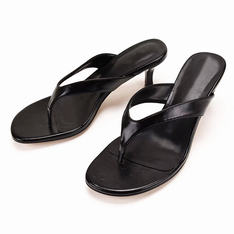 Porter plus de taille Fashionable Slim Talon avec orteil Pinch pour les gens paresseux Porter des chevilles