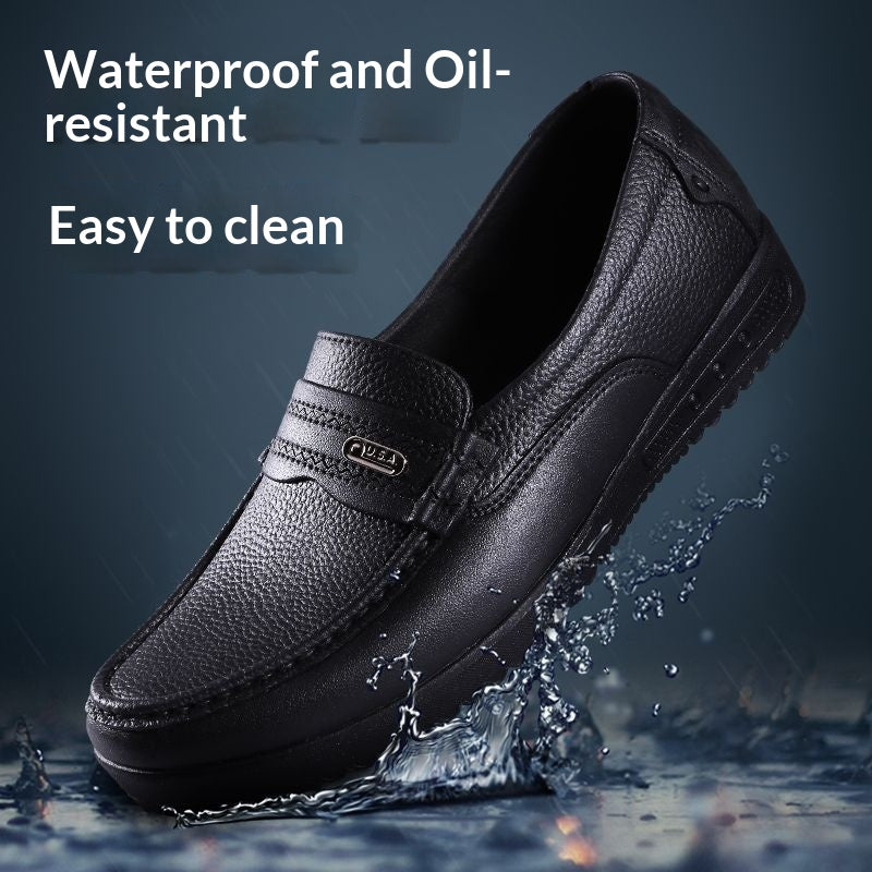 Bottes de pluie imperméables à tube court pour hommes et non-dérapants