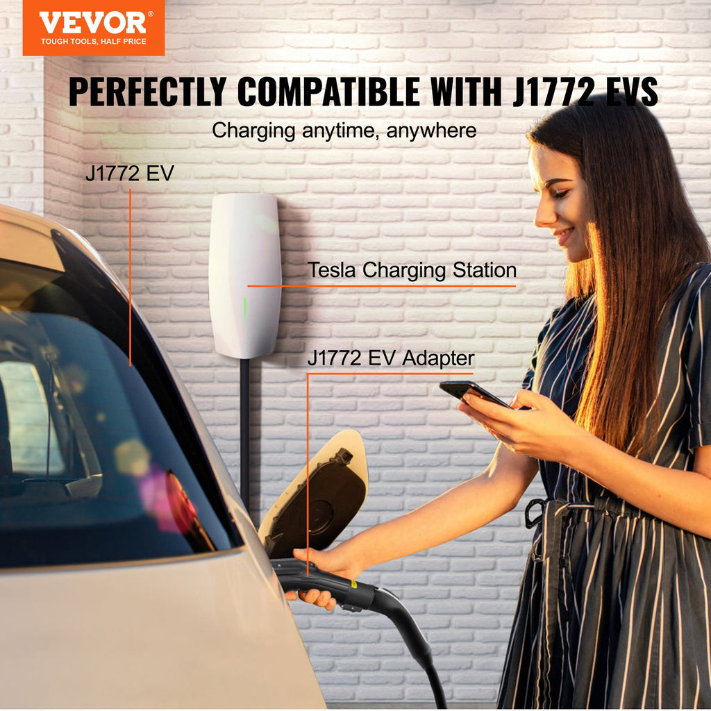 Adaptateur de charge VEVOR Tesla à J1772