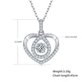 S925 Argent Sterling 0.5ct D Couleur VVS1 Moissanite Collier ouvert 45cm Platine