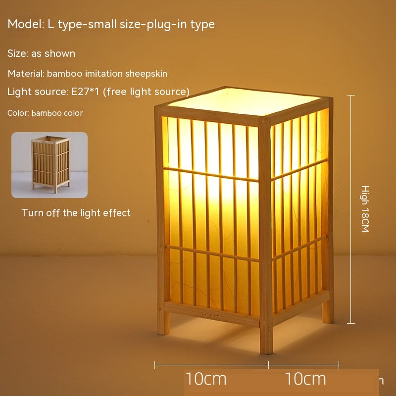Japon Atmosphère Retro Homestay Bedroom Bedside Lampe