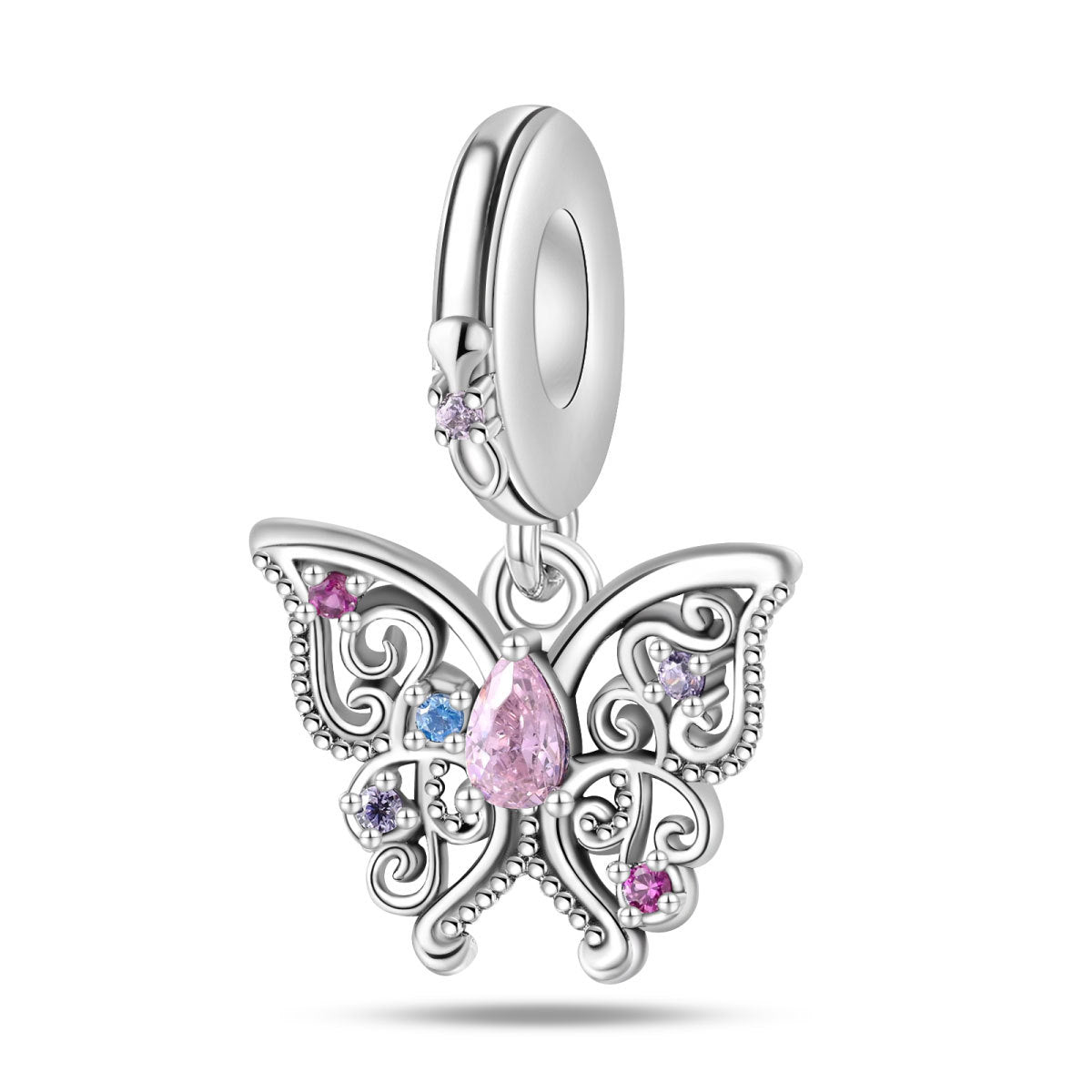 Delicate Butterfly Series Bracelet pendentif perles Accessoires