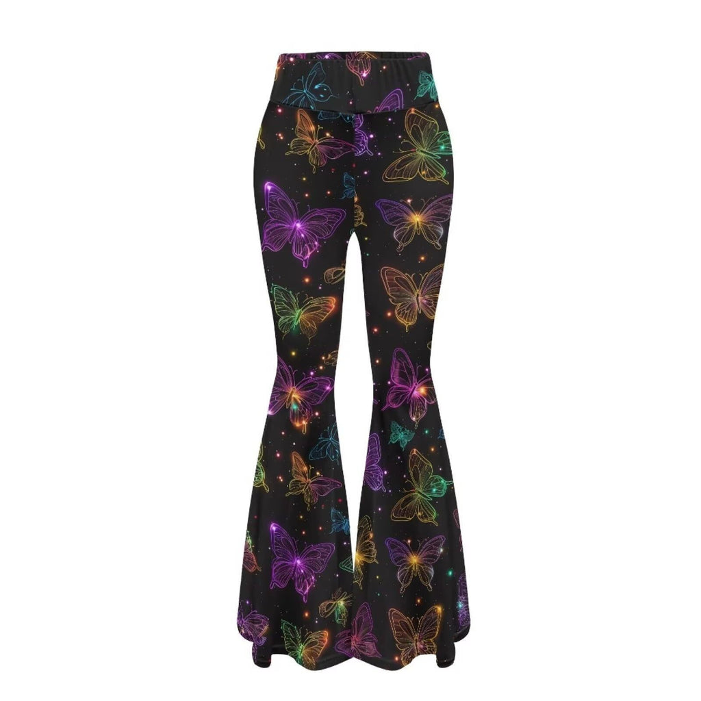 Leopard-print Hip-lifting Tight Leggings Pantalons à jambe droite