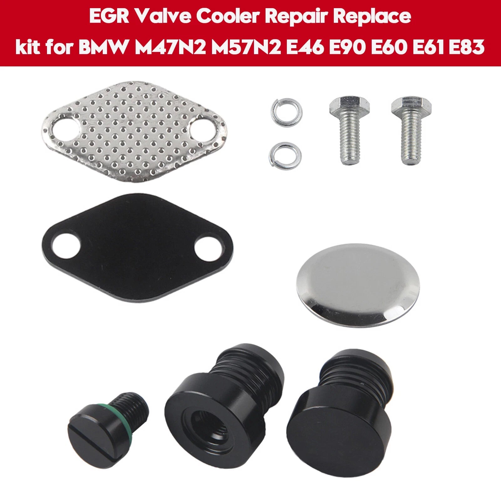 Pour BMW M47N2 M57N2 E46 E90 E60 E61 E83 QS Réparation du refroidisseur EGR