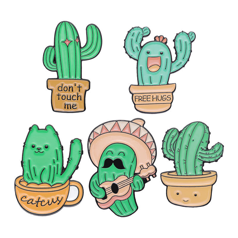 Mignon chant et danse Cactus forme Golden M Accessoires insigne