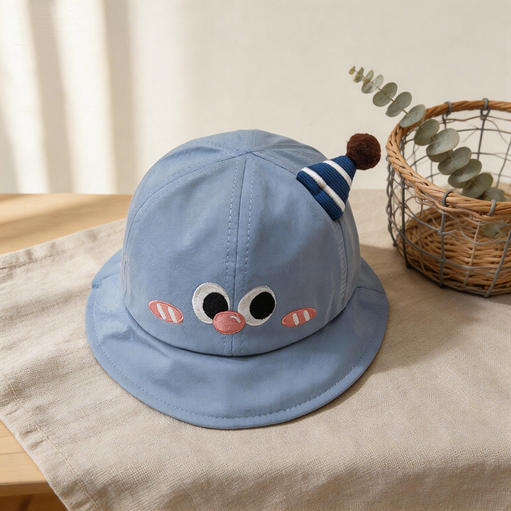 Décoration de Chapeau de fête brodé pour enfants dessin animé en couleur unie - Mignon et S