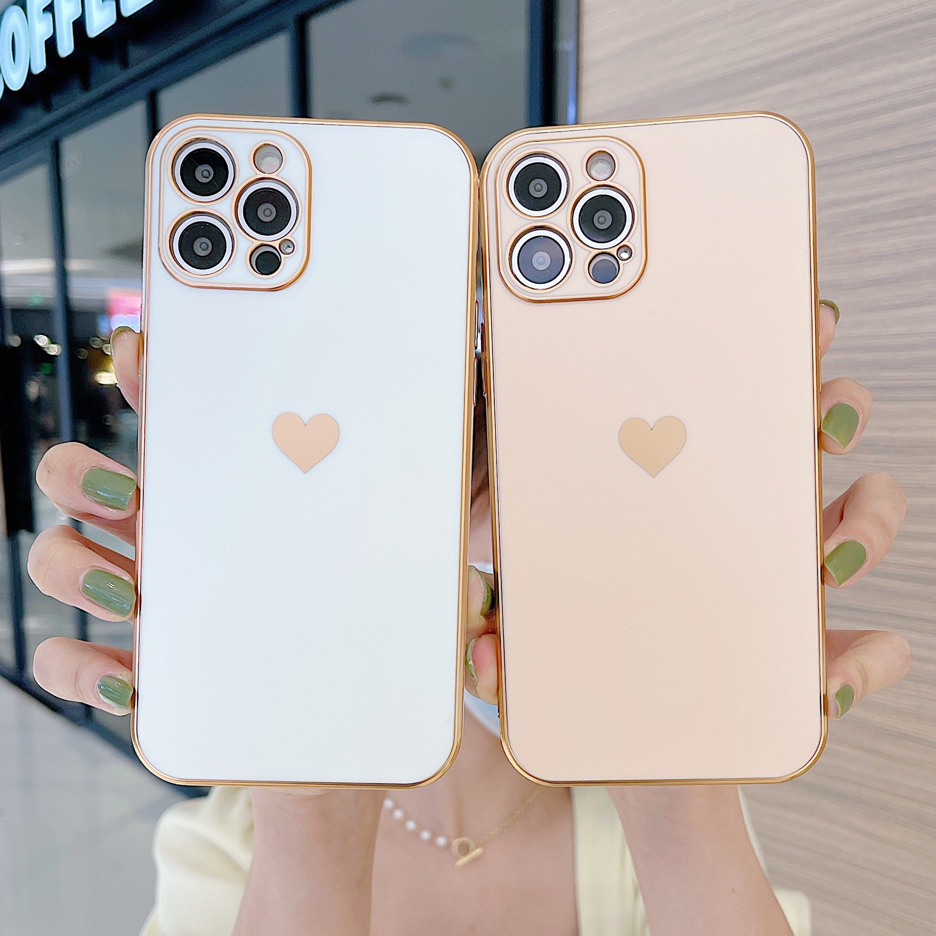 Électroplaquage givré petit amour pour Xs78p couple