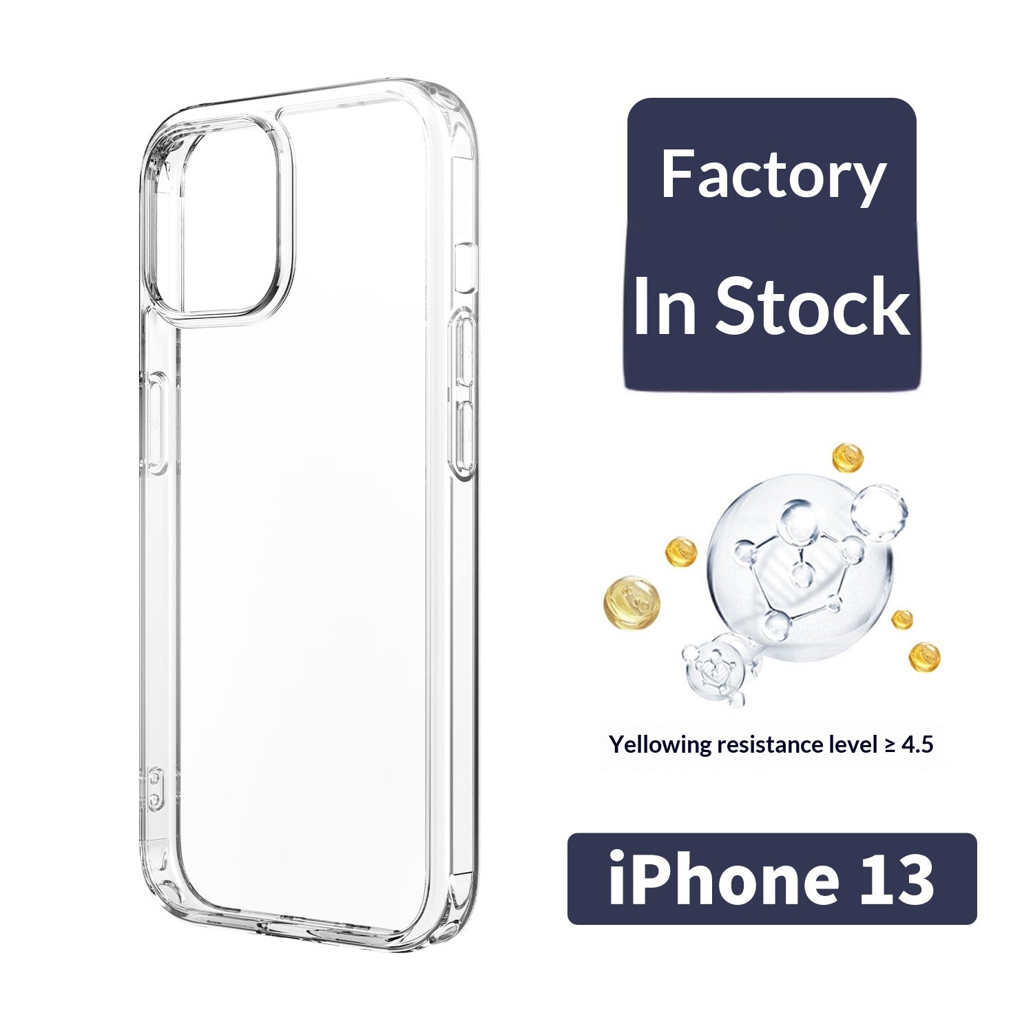 Corps complet transparent Drop preuve téléphone Case