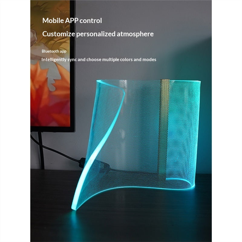 Lampe de table rythmique à LED rythmée
