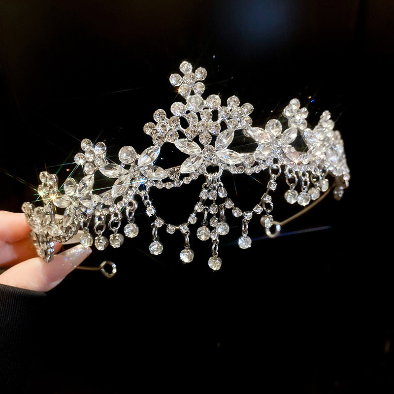 Circle Square Diamond-laid Headband Mode Personnalité