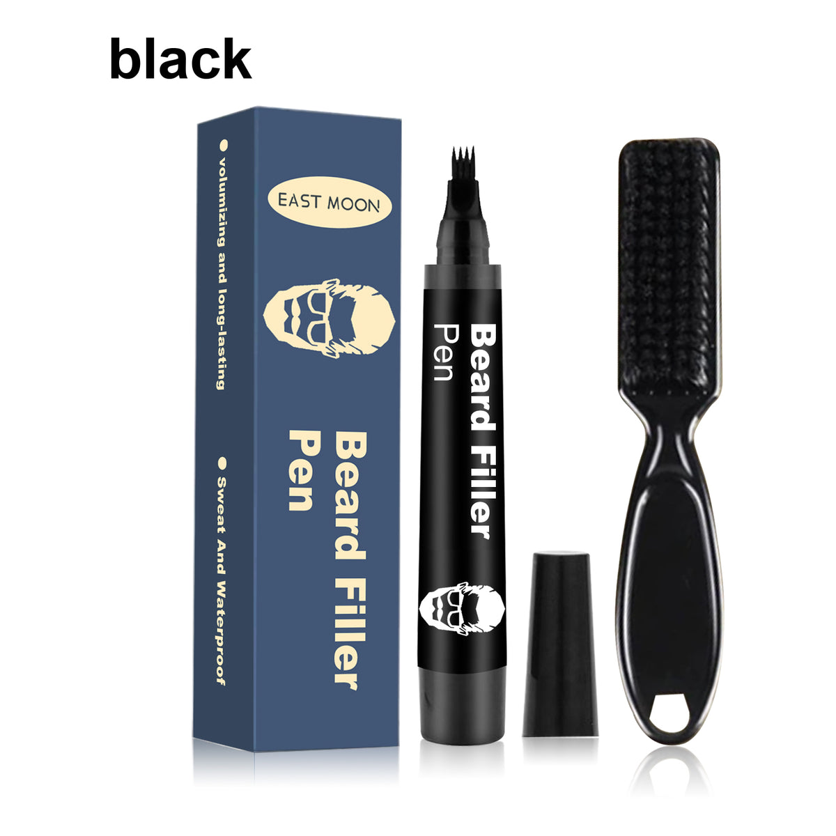Noyau noir 1pc 1 boîte de peigne