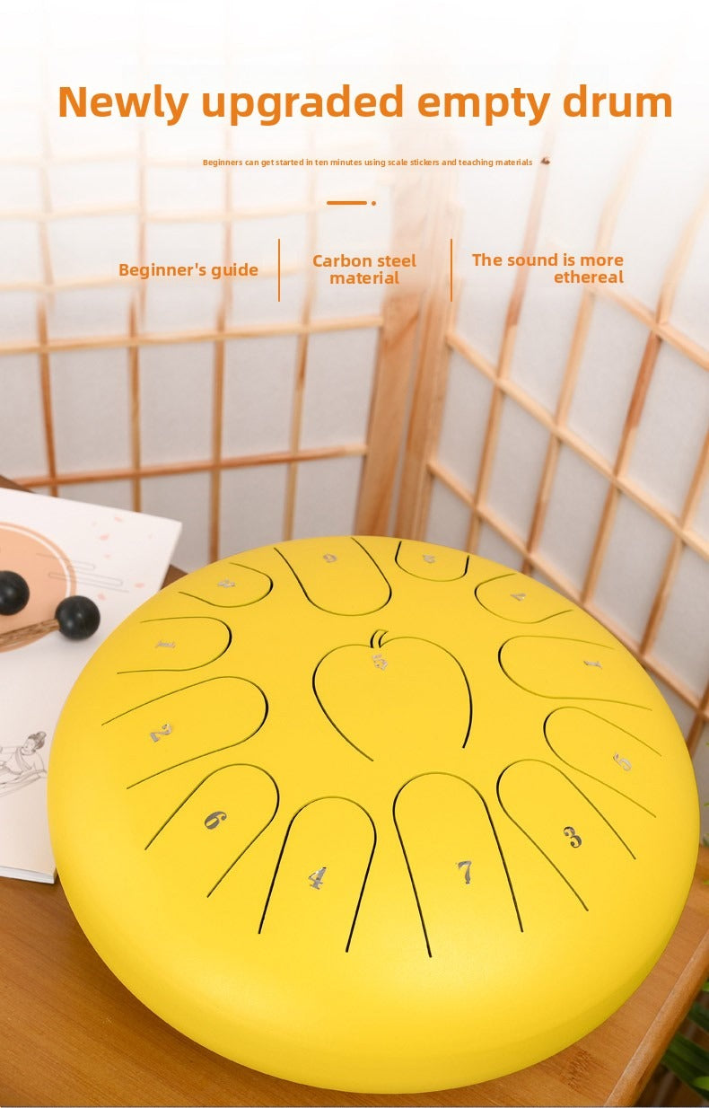 Tambour de langue en acier12 pouces13 Note Un style de pli