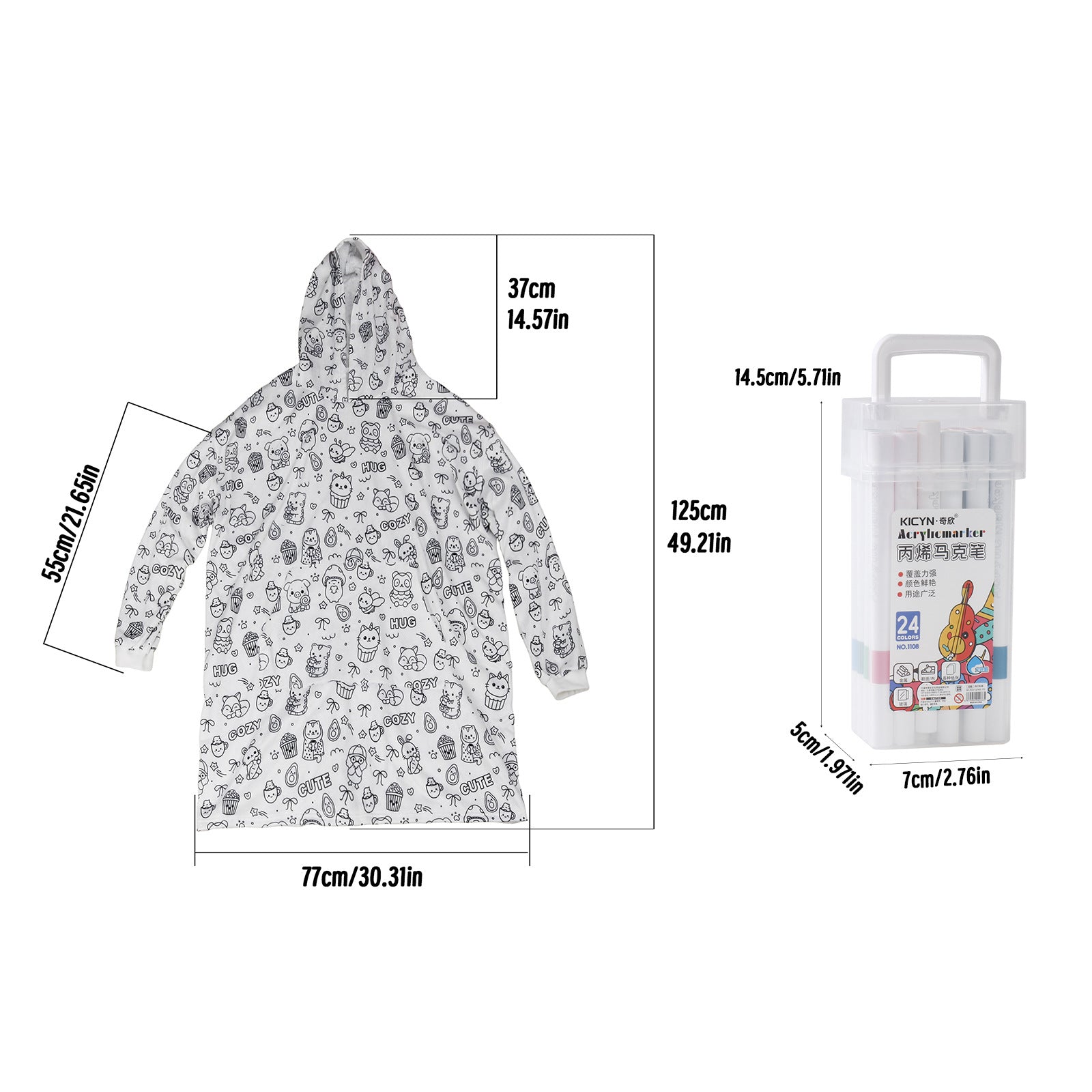 Cozy Color votre propre couverture Hoddlie