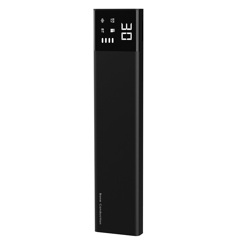 Haut-parleur Bluetooth blanc à conduction osseuse