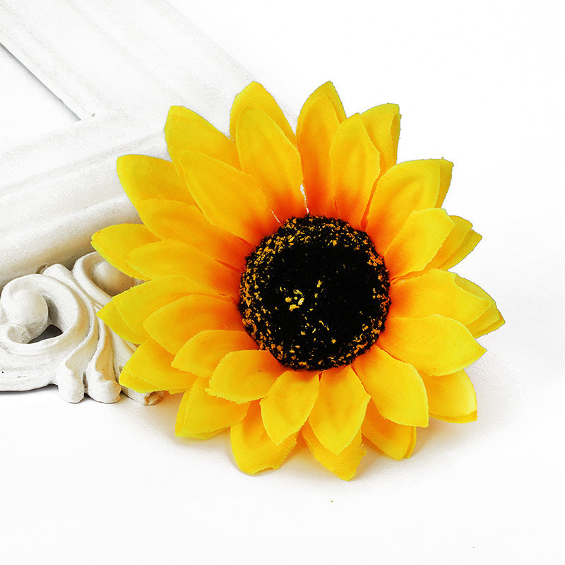 Fashion SUNFLOWER Barrettes Girls Seaside Vacation Photo Accessoires capillaires