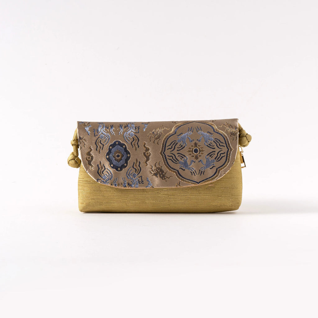 Sac croisé en soie en style chinois