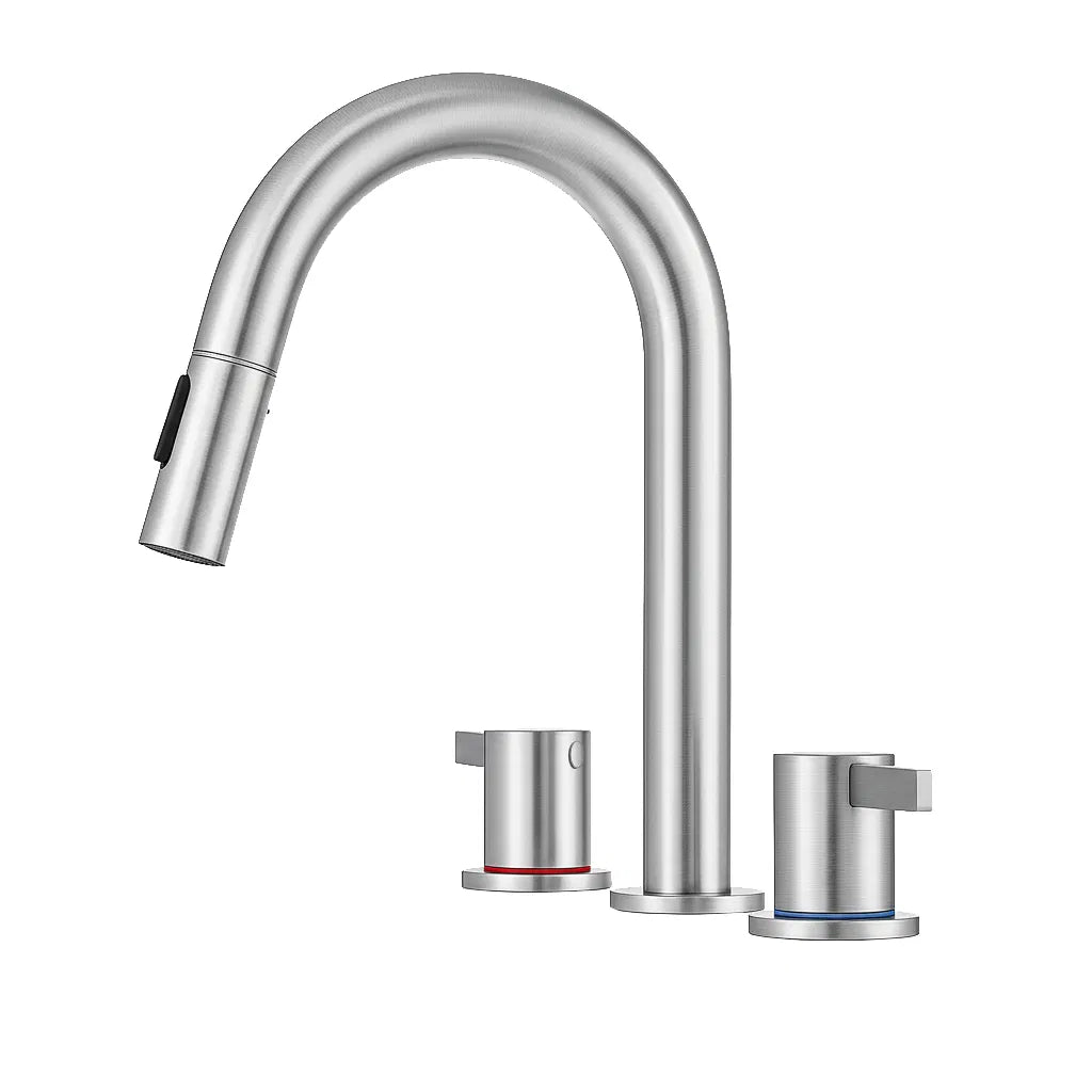 Robinet de lavoir large de 8 pouces