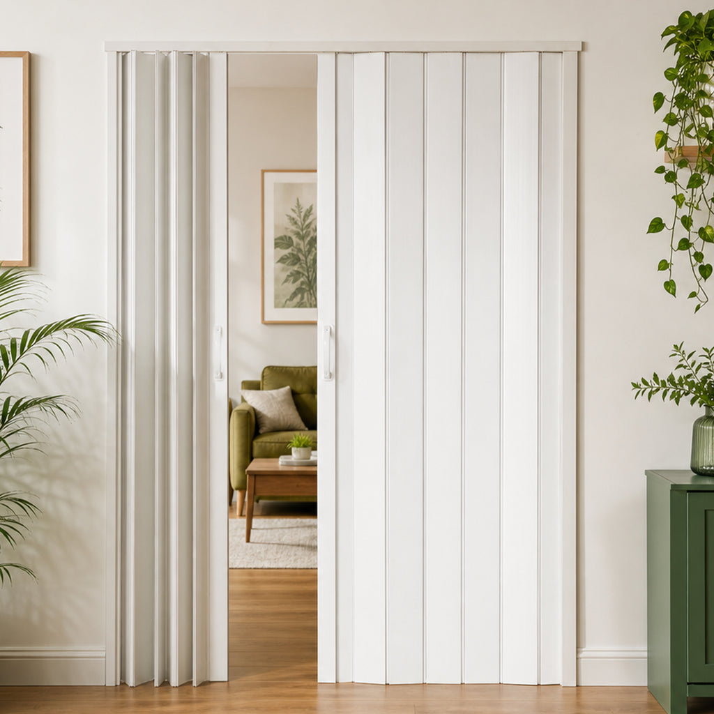 Porte pliante à accordéon en PVC 59"x77"