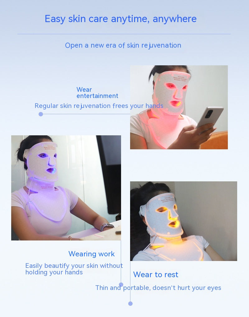 4 couleurs Photon Skin Beauty Spectrum Masque Instrument