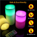 Cordless battery-powered LED flickering candle