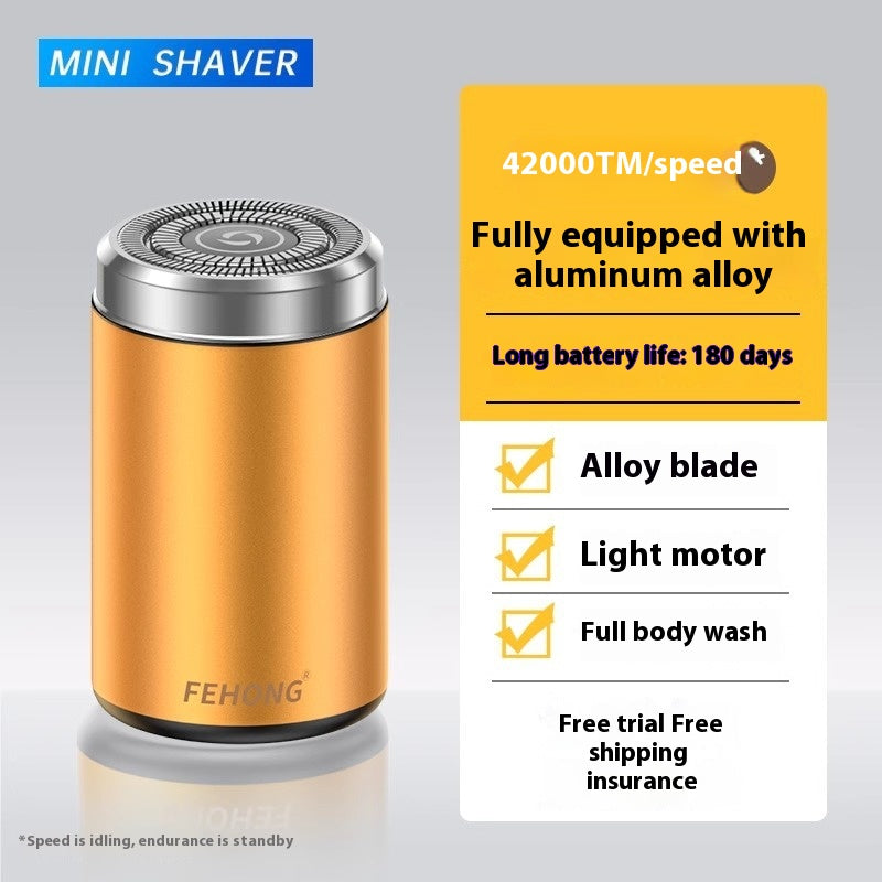 Mini Entièrement lavable Lame Portable Super Clean Rasoir Électrique Homme