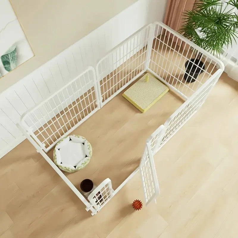 6Panel chien chien chiot Playpen métal intérieur extérieur chien Fence pour petit chien moyen