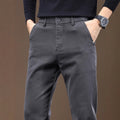Chaolunbu hommes léger mature pantalons occasionnels droite