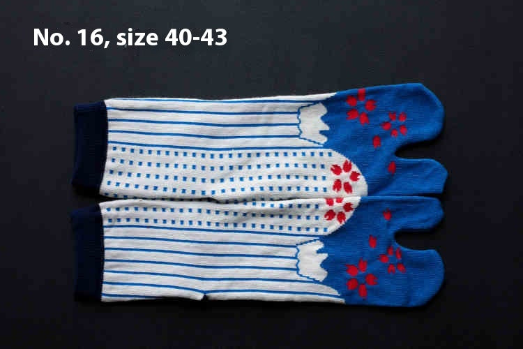 Chaussettes en coton à deux doigts pour hommes et femmes