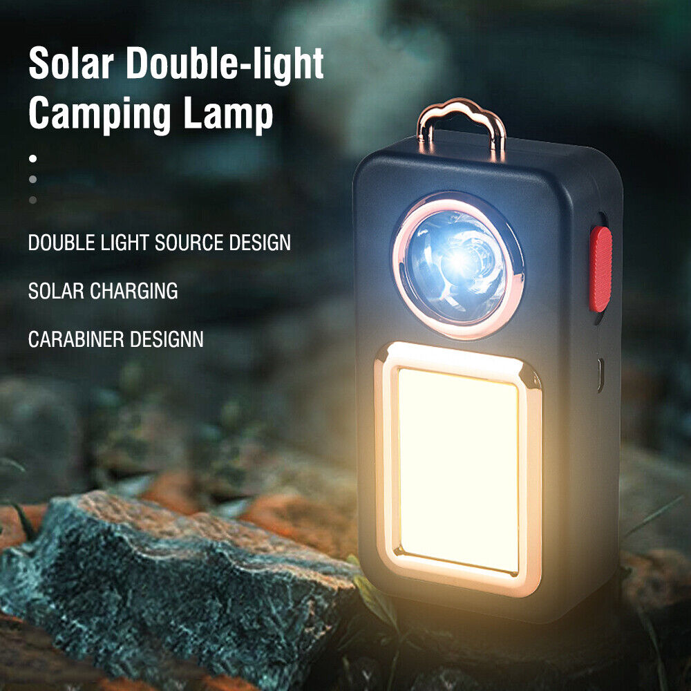 Solar Portable LED lampe de tente de camping lampe rechargeable randonnée