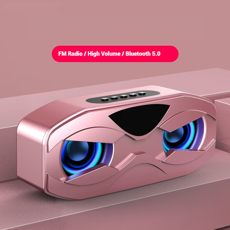 Bluetooth Subwoofer Lumière colorée Petit haut-parleur