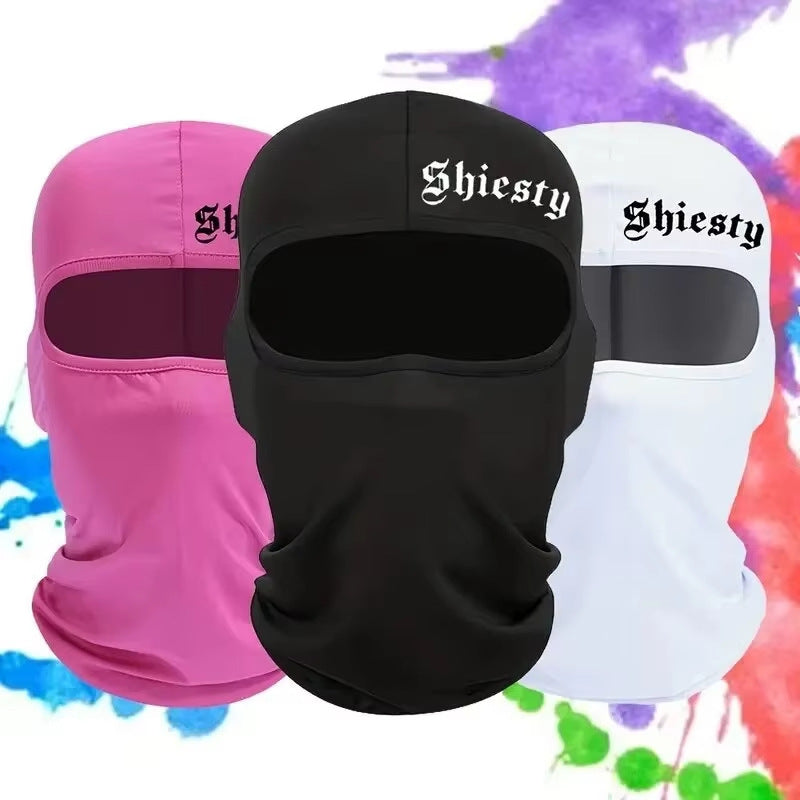 Masque de visage protecteur du soleil pour les hommes Silk de glace d'été