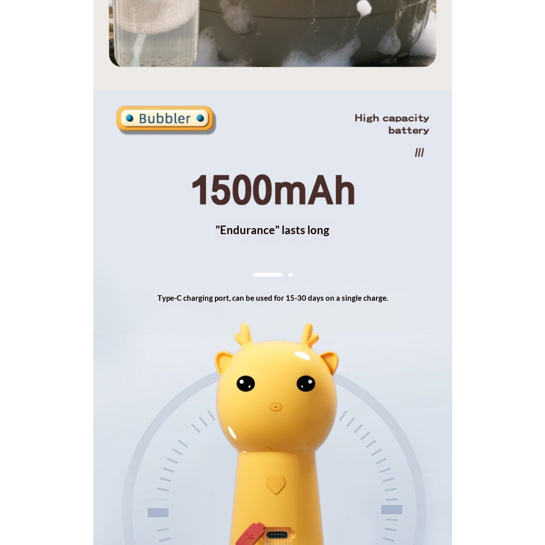 Distributeur électrique de mousse pour animaux de compagnie