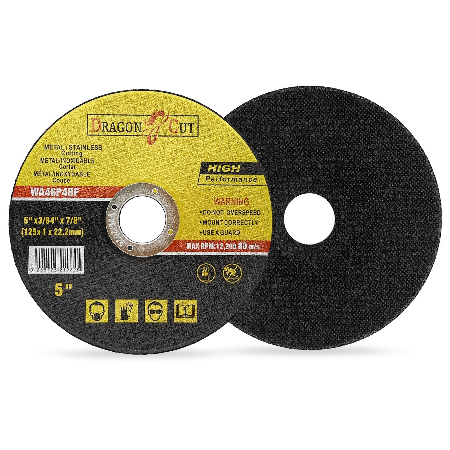 50 X 125mm ULTRA THIN 1mm MÉTAL CUTING BLADE DISC POUR ACIER ET ANGLE DE CARBURANT