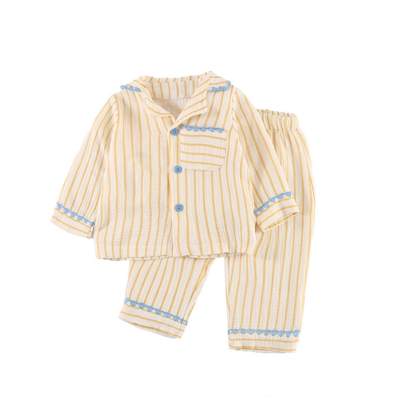 Ensemble de pyjama à manches longues Gauze pour enfants