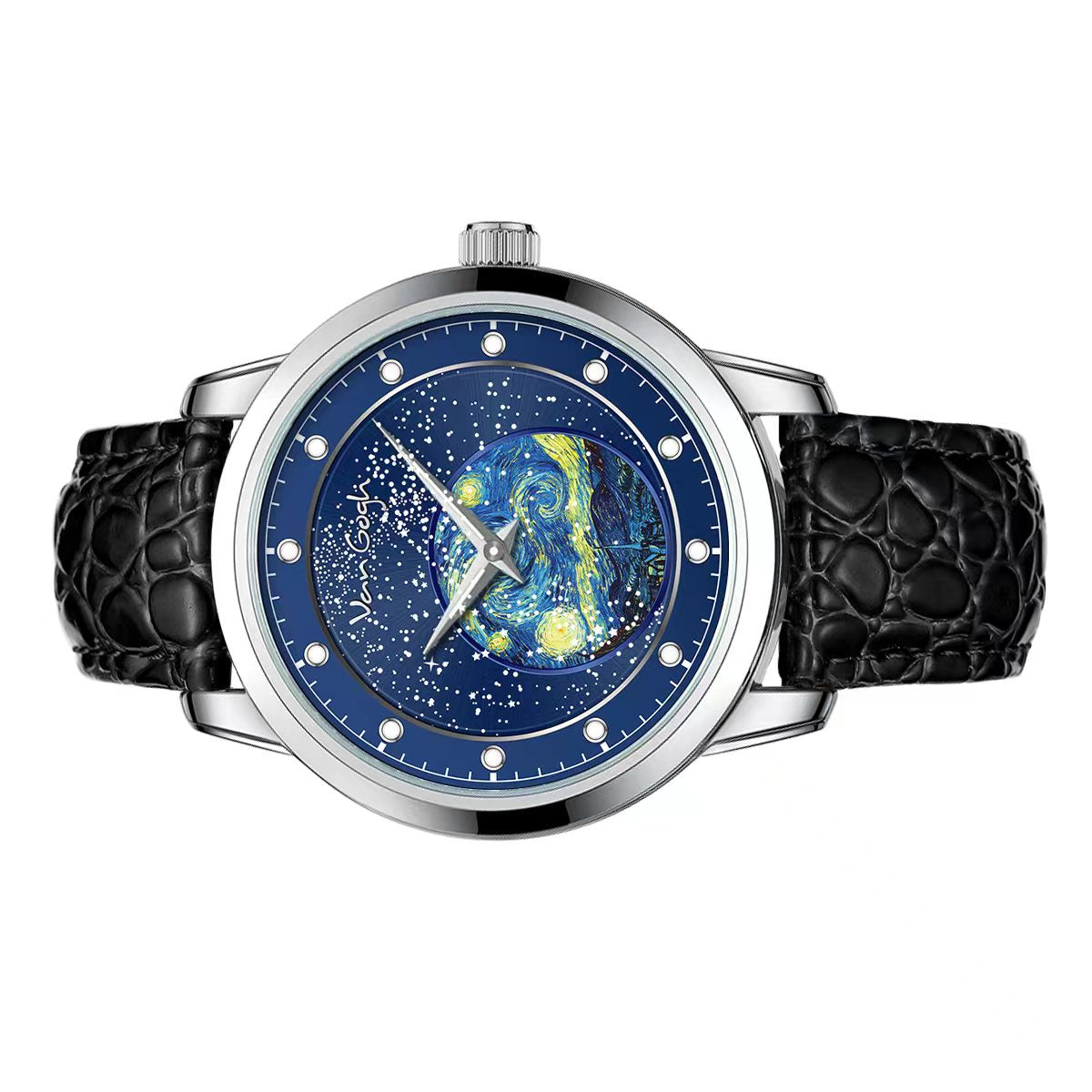 Van Gogh Quartz Wrist Watch La série de nuit étoilée