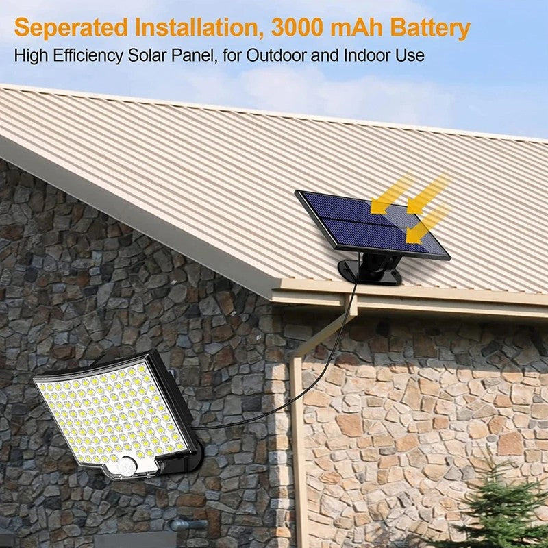 LED Solar PIR Motion Sensor Wall Light Outdoor Garden Sécurité Flood Street Lampe