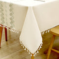 Coton Linge de maison nappe Decor imperméable Couverture de table pour la salle à manger Table quotidienne