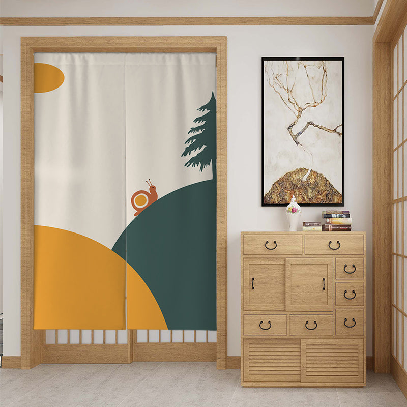 Rideaux de porte en tissu personnalisé