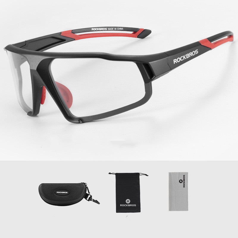 Verres à vélo Couleur polarisé Changement de sable coupe-vent