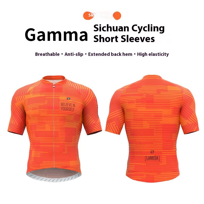 Vêtements de vélo à manches courtes Top Mountain Highway Vehicle Bicycle Breathable Sports