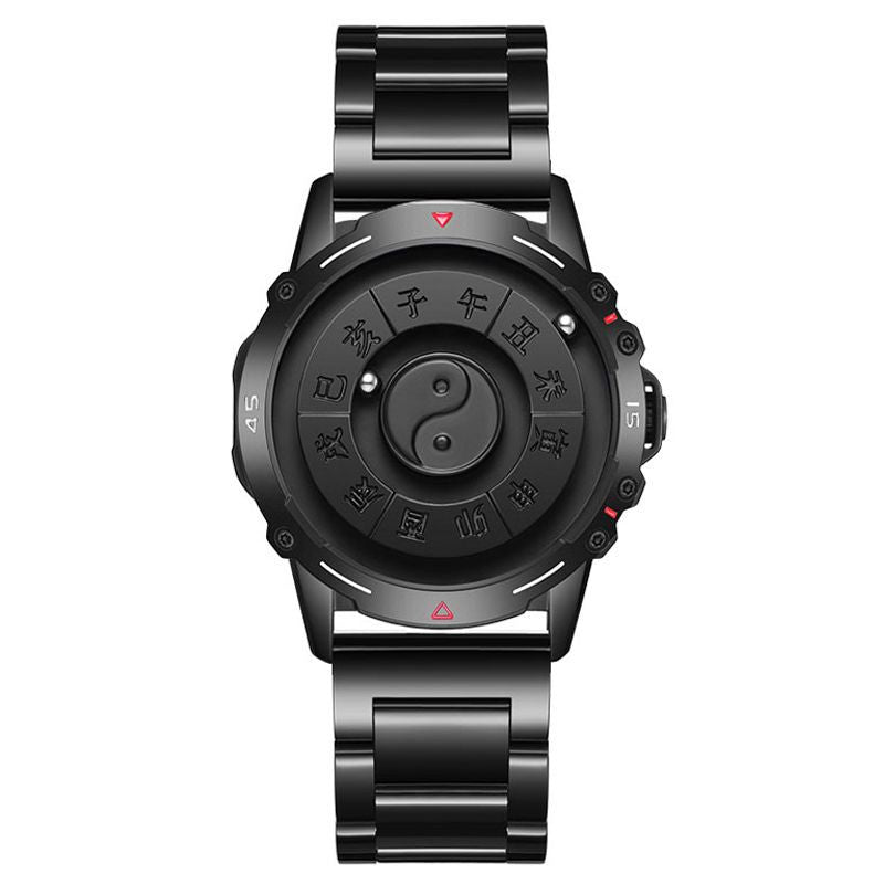 Bagua Maglev boule magnétique montre 12 heures