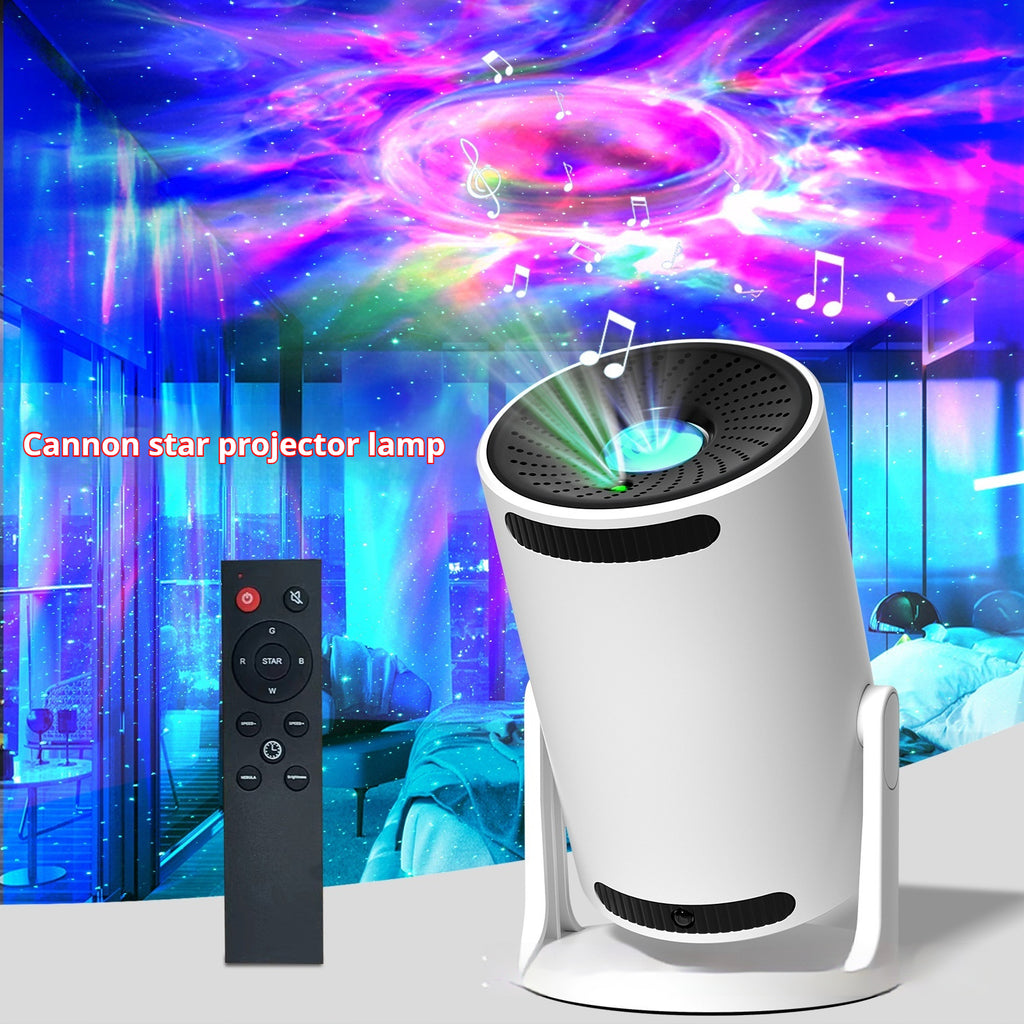 Lampe de projection barrique chambre Bluetooth Haut-parleur Romantique Nebula Creative Cadeau Star Light