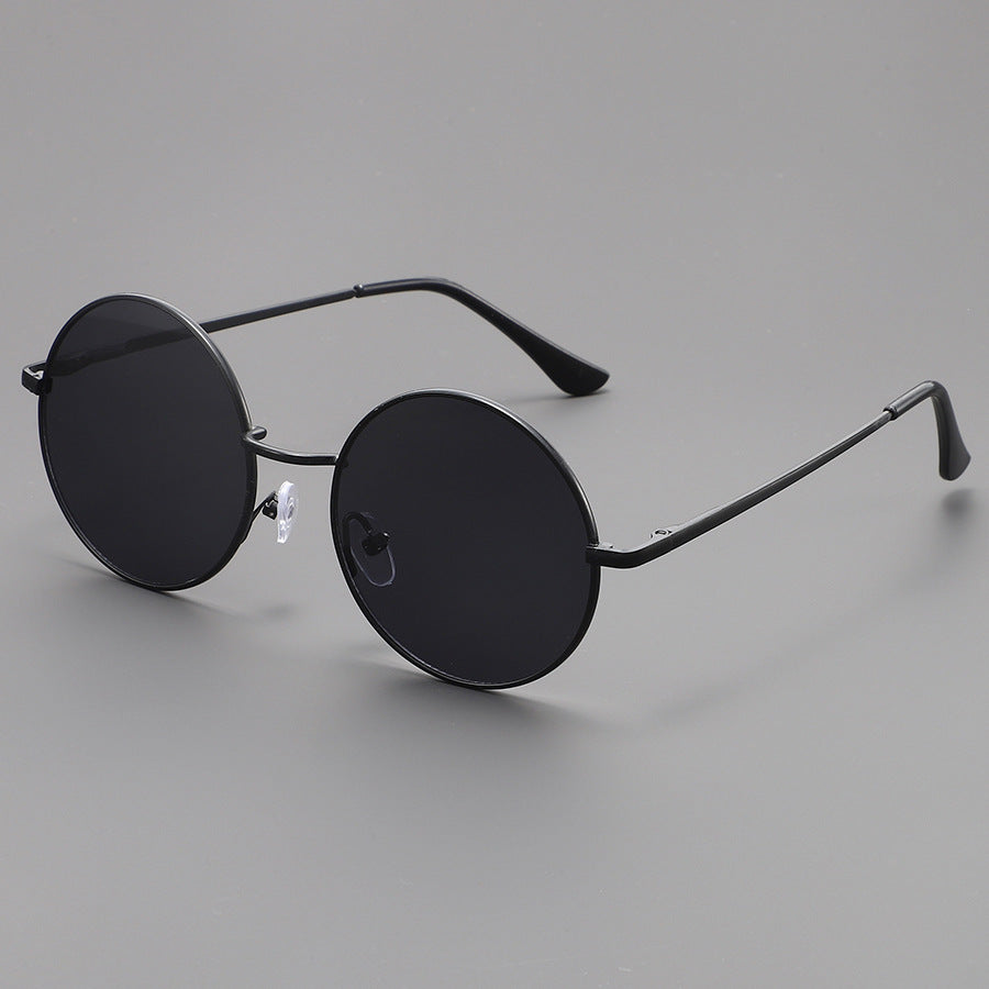 Lunettes de soleil de protection UV Vintage ronde