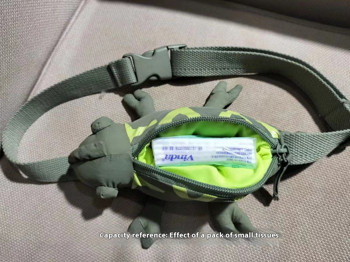 Cartoon Cute Green Lizard Sac Chameleon Sacs pour enfants