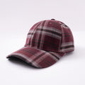 Retro British Style Knit Casquette de baseball pour l'automne Et l'hiver
