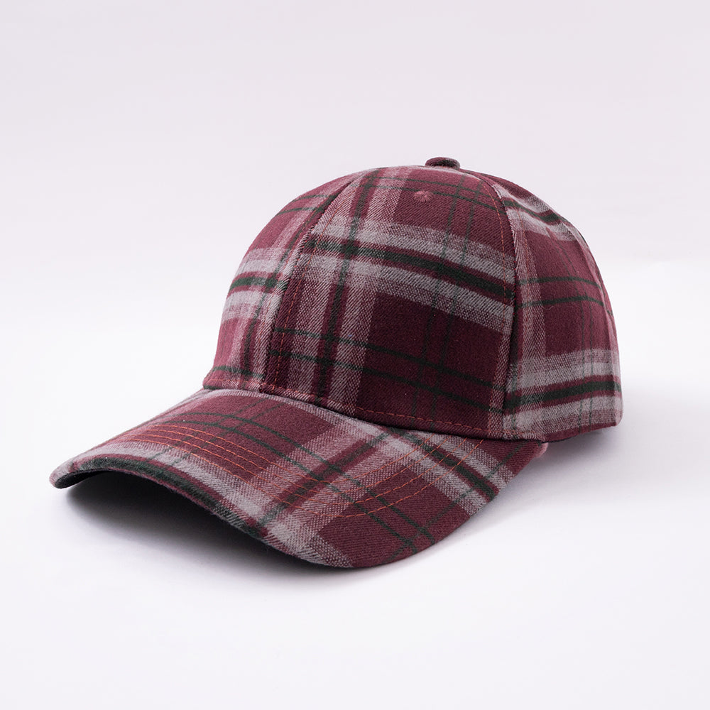 Retro British Style Knit Casquette de baseball pour l'automne Et l'hiver