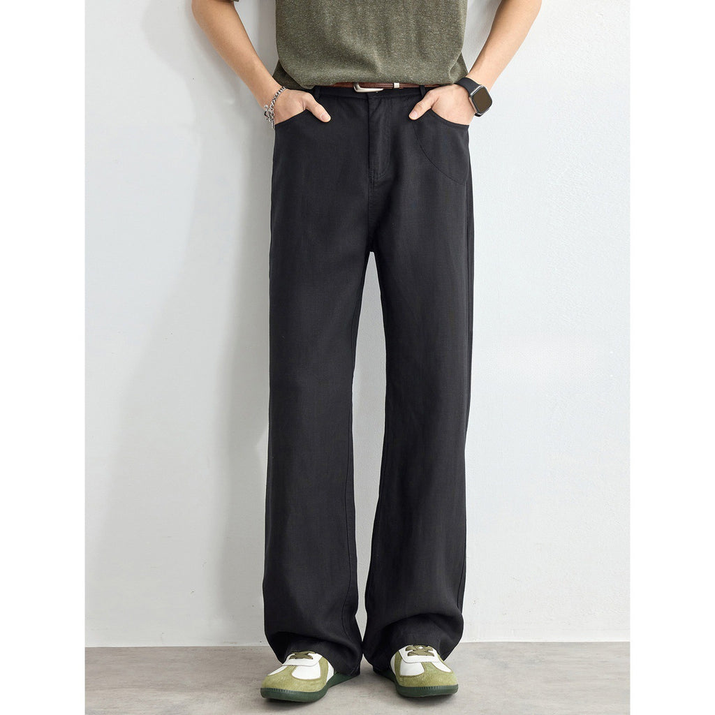 Solo Ride Sky Linge de soie Jambe droite Cool Touch Pantalons respirants