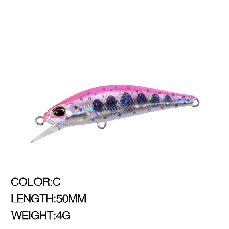 Lure Bait Micro-objet Fausse Bait Sinking Water Minnow Pêche en mer douce